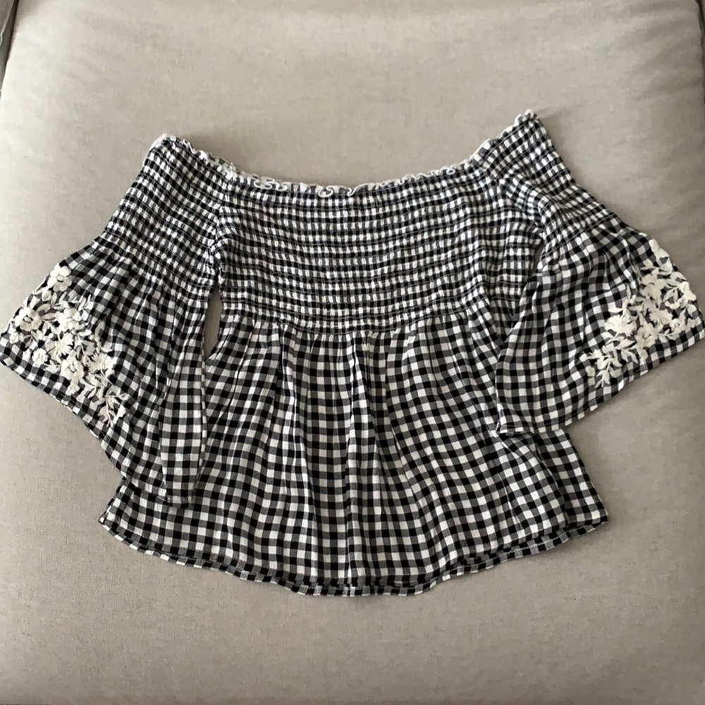 Gingham blouse